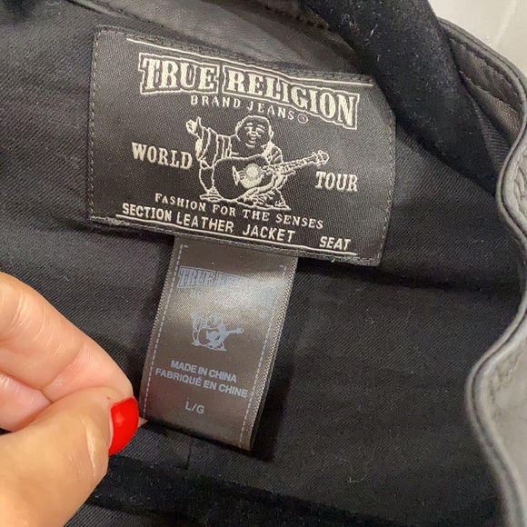 True Religion cropped leather jacket - Picture 7 of 7